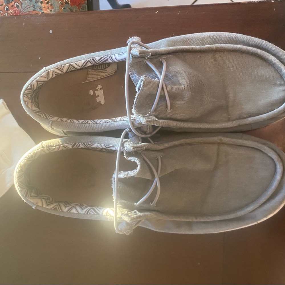 Casual Gray Loafers for Men hey dudes